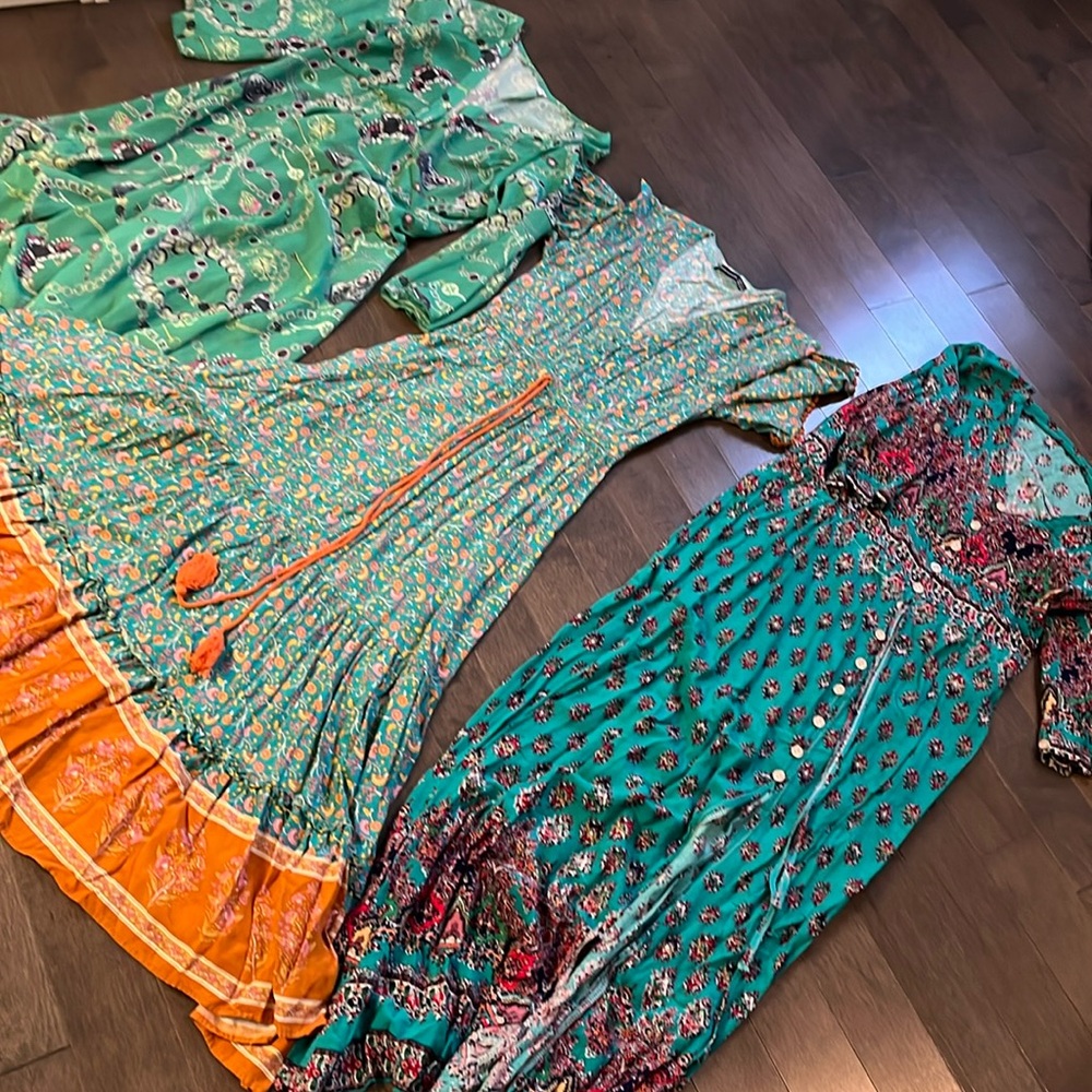 Three long dresses